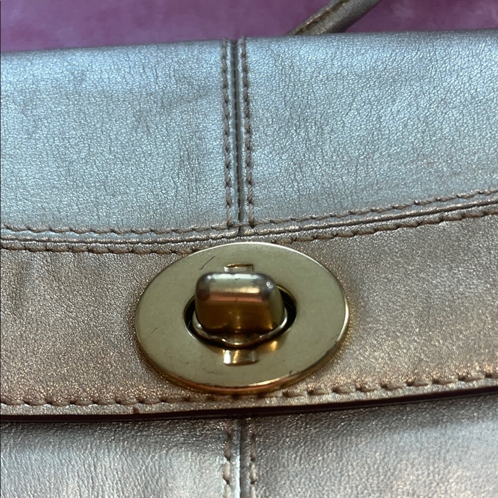 Coach Gold Mini Bag - Picture 6 of 12